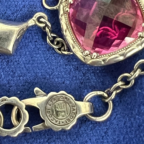 TACORI Multi-Colored Gem ‘City Lights Collection’ Long Necklace in 92.5 & 18K - Picture 9 of 15